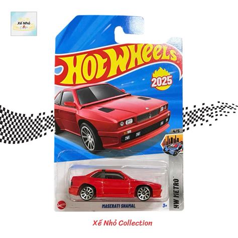 Xe mô hình Hot Wheels basic Maserati Shamal Case C Shopee Việt Nam