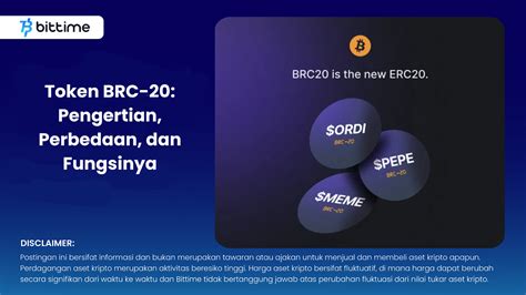 BRC-20 Token: Definition, Differences, and Functions – Bittime