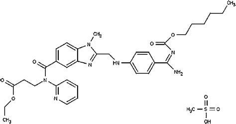 Chemical Structure Of Dabigatran Etexilate Download Scientific Diagram