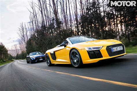 2018 Audi R8 V10 Spyder Vs Mercedes AMG GT Roadster Performance