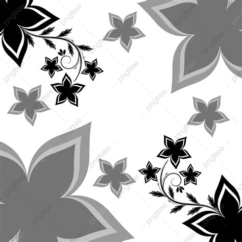 White Floral Border Vector Hd Images Black And White Floral Border