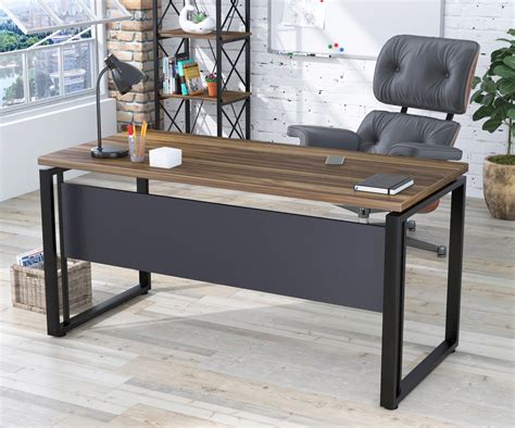 Стол Письменный G-160-32 с Царгой Loft Design Орех Модена, Компьютерный ...