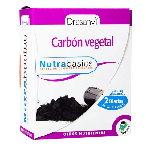 Carbón Vegetal 60 Cápsulas Nutrabasics Drasanvi Drasanvi