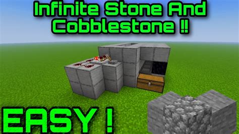 How To Make An Automatic Cobblestone Or Stone Generator In Minecraft Pe