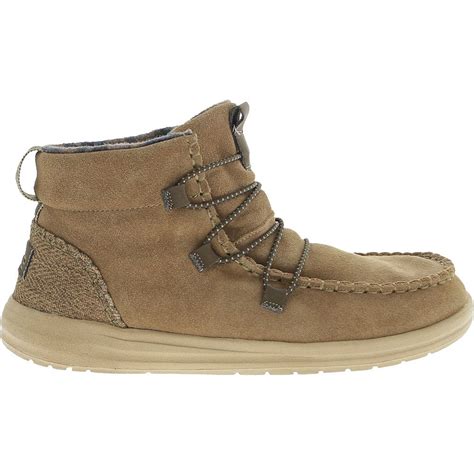 Hey Dude Eloise Suede Casual Boots - Womens | Rogan's Shoes