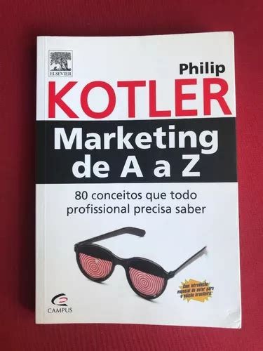 Livro Marketing De A A Z Philip Kotler Campus Semin