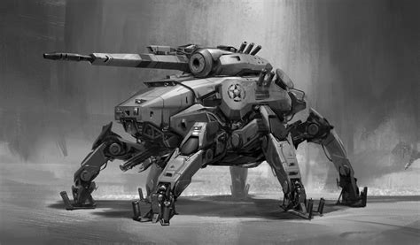 Mecha Tanks Futuristic Cars Star Wars Vehicles