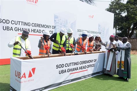 Uba Ghana Breaks Ground For New Head Office Building Myjoyonline