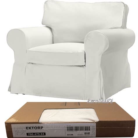 Ikea Ektorp Cover For Chair Blekinge White Armchair Cotton Slipcover