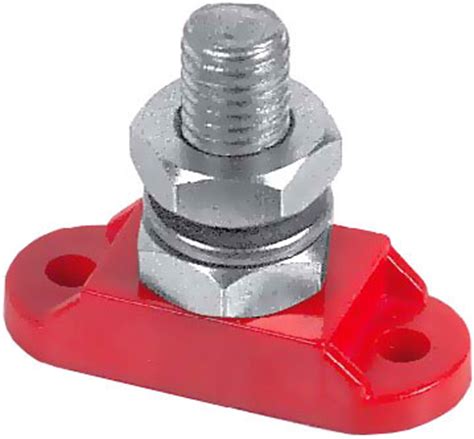 Other Connector Plug Socket Insulated Terminal Stud 8mm Positive Red