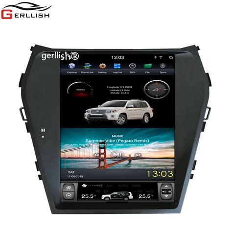 104 Inch Tesla Style Android Car Radio Stereo Dvd Player For Hyundai