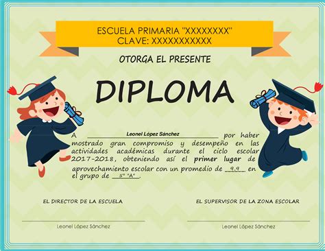 Diplomas Para Editar Primaria Diplomas De Honor Al Mérito A Mi Manera Diplomas En