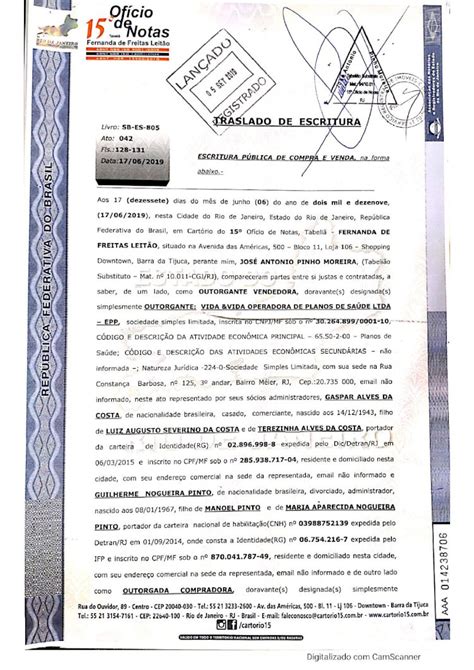 PDF Escritura Pública SINPOSPETRO RJ 2021 3 4 Escritura de