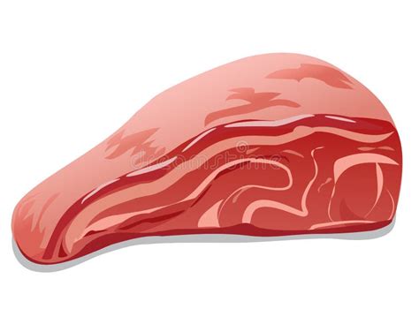 Raw meat stock illustration. Illustration of meat, uncooked - 63998522