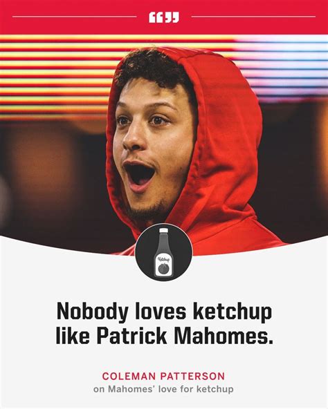 Patrick Mahomes and ketchup - name a more iconic duo : r/sbnews