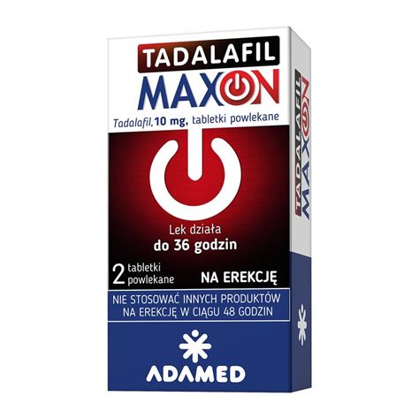 Zestaw Maxon Tadalafil 10 Mg Sildenafil 25 Mg Tabletki Portal DOZ Pl