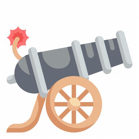 Cannon Artillery Shoot Weapons Fire Icon Download On Iconfinder