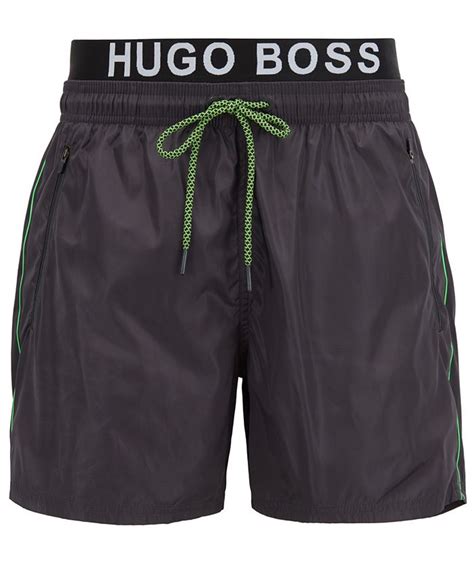 Hugo Boss Boss Men S Lightweight Swim Shorts And Reviews Hugo Boss Men Macy S