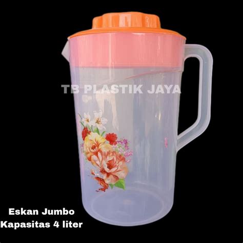 Jual Eskan Jumbo Kapasitas Liter Eskan Water Jug Teko Plastik Kendi