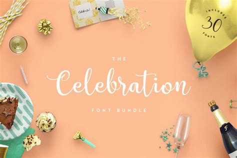 Celebration Fonts Bundle | Font Bundles