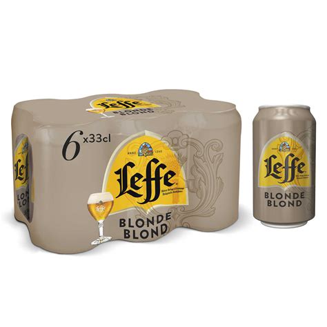 Leffe Bi Re D Abbaye Blonde Alc Canette X Cl Delhaize