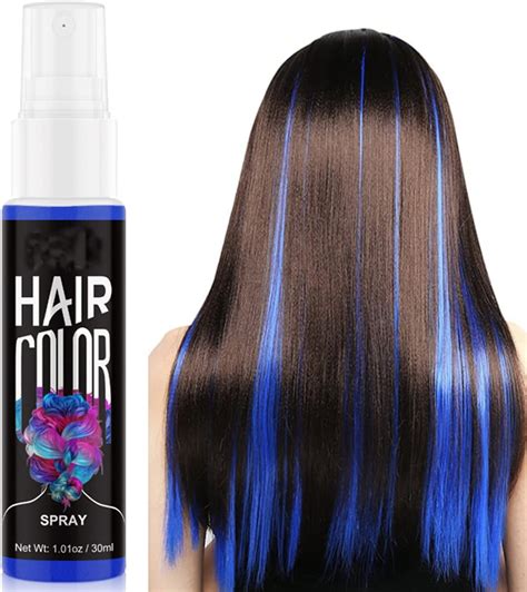 Temporary Hair Dye Hair Colour Spray Crazy Blue Hair Spray Temporary