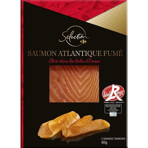 Essayez Carrefour Saumon Fum Decosse Label Rouge G Tranches Le