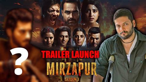 Mirzapur Season 3 Live Trailer Launch Pankaj Tripathi Ali Fazal Vijay Varma Shweta