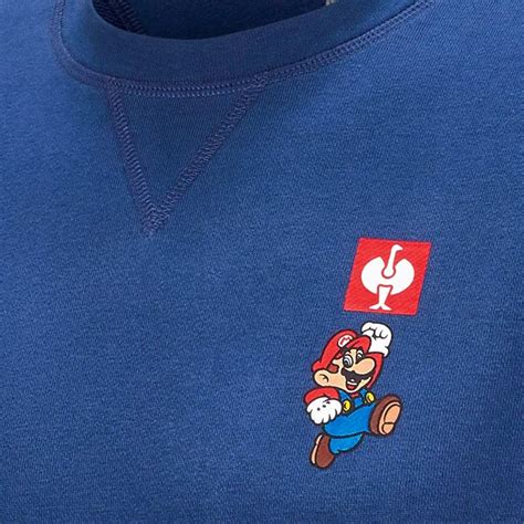 Super Mario Bluza męska błękit alkaliczny Strauss