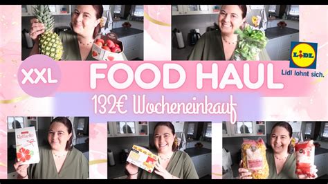 XXL LIDL FOOD HAUL Familien Einkauf Fräulein Jasmin YouTube