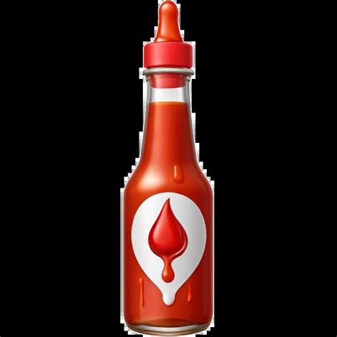 Hot Sauce Bottle Dripping Emoji AI Emoji Generator