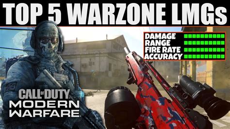 Top 5 Lmgs In Warzone Call Of Duty Modern Warfare Warzone Youtube