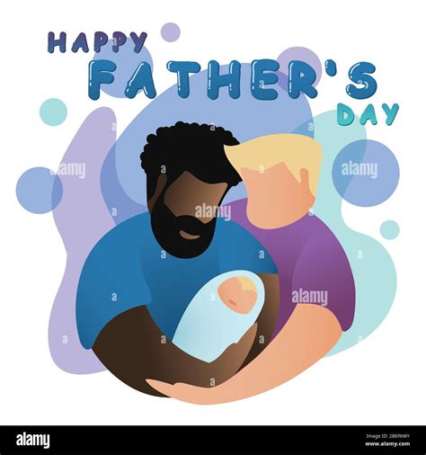 Gay Dads Stock Vector Images Alamy