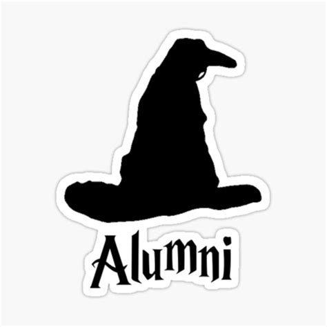 Hp Alumni Sticker For Sale By Lindsalexandra Redbubble