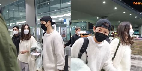 Foto Song Joong Ki Dan Pacar Di Bandara Saat Pulang Dari Singapore