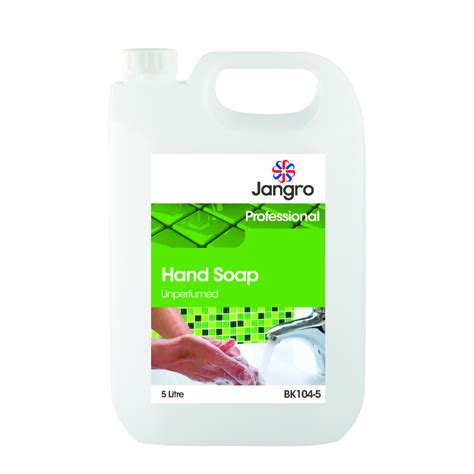 Jangro Unperfumed Liquid Soap 5l Janitorial Express