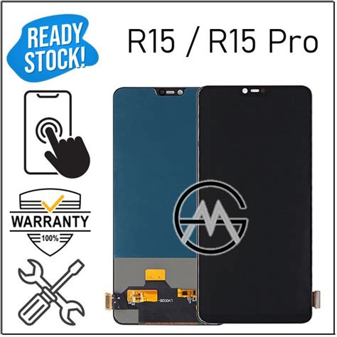 Opp R15 R15 Pro Lcd Touch Screen Digitizer Display Skrin Glass