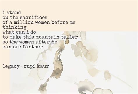 Rupi Kaur Mountain Poem Art Watercolor Inspirational Wall Quote Digital