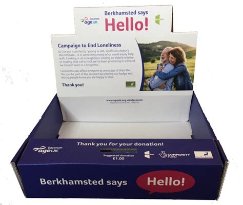 Cardboard Charity Display Boxes Fundraising365