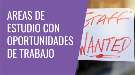 Reas De Estudio Con Oportunidades De Trabajo En Otro Pa S