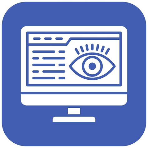 Imagen Vectorial Del Icono De Visión Se Puede Utilizar Para El Arranque Vector Premium