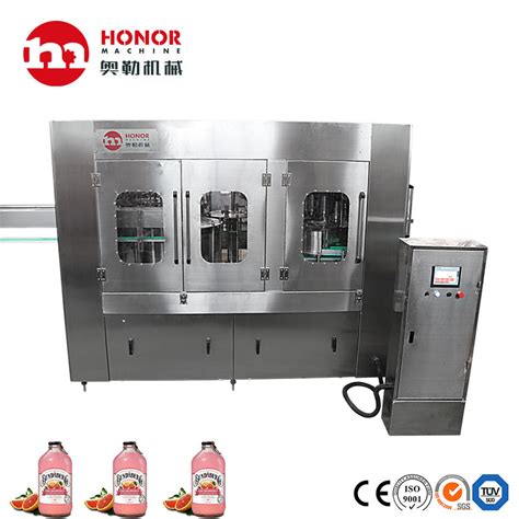 Automatic Carbonated Soft Drinks Beverage Soda Water CSD Pet Glass