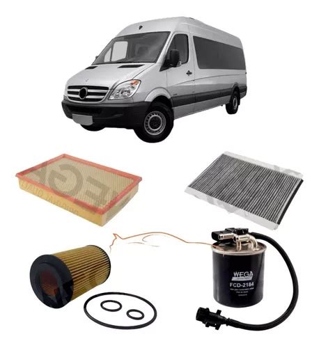 Kit Filtros Revisão Sprinter 311 Cdi 2 2 Diesel 2017 Wega