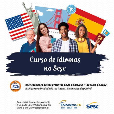 Sesc Pr Oferta Mais De Vagas Gratuitas Para Cursos De Ingl S E