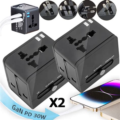 X Adapter Globalny Uniwersalny Gniazdko Adaptera Usa Eu Uk Au Usb