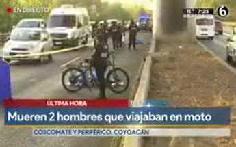 Mueren dos hombres que viajaban en una moto sobre Periférico Sur