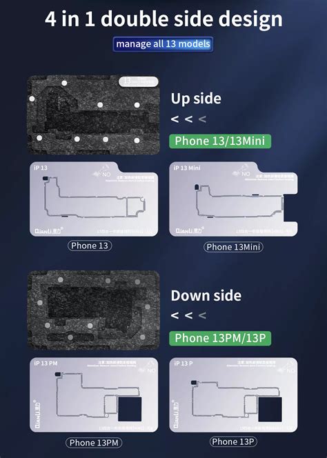 QIANLI 4IN1 MIDDLE FRAME REBALLING PLATFORM AKINFOTOOLS