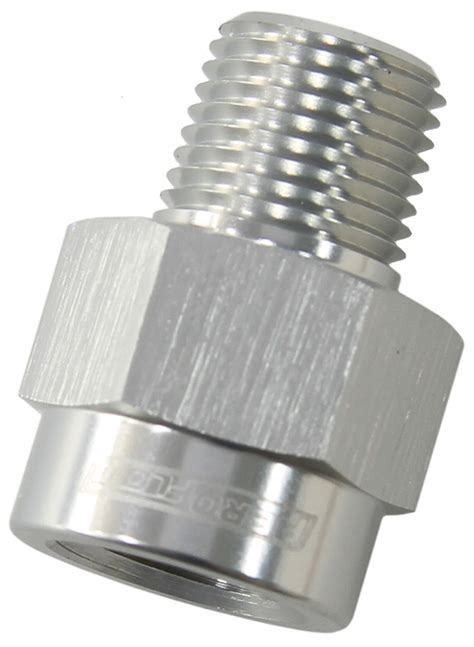 Bsp Male To Npt Female Adapter To Silver Finish Af S