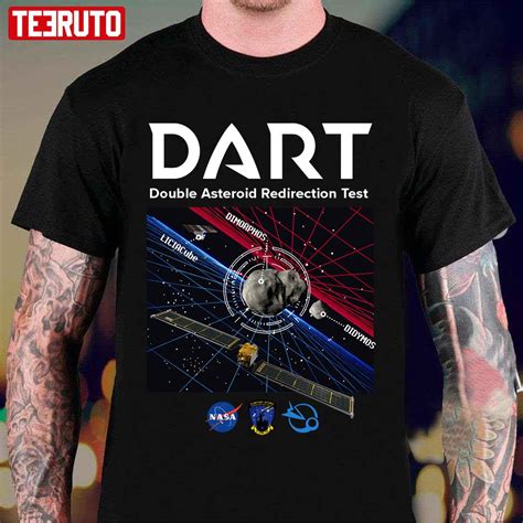 Double Asteroid Redirection Test Dart Mission Unisex T Shirt Teeruto