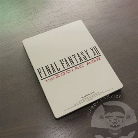 Rare Final Fantasy Xii The Zodiac Age Collectors Edition Steelbook